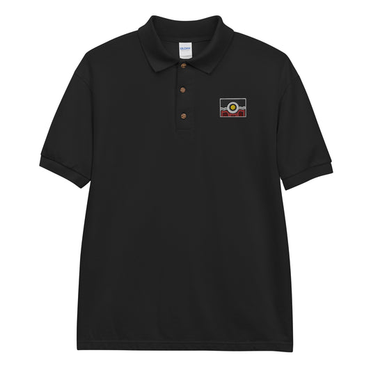 Flag Embroidered Polo Shirt