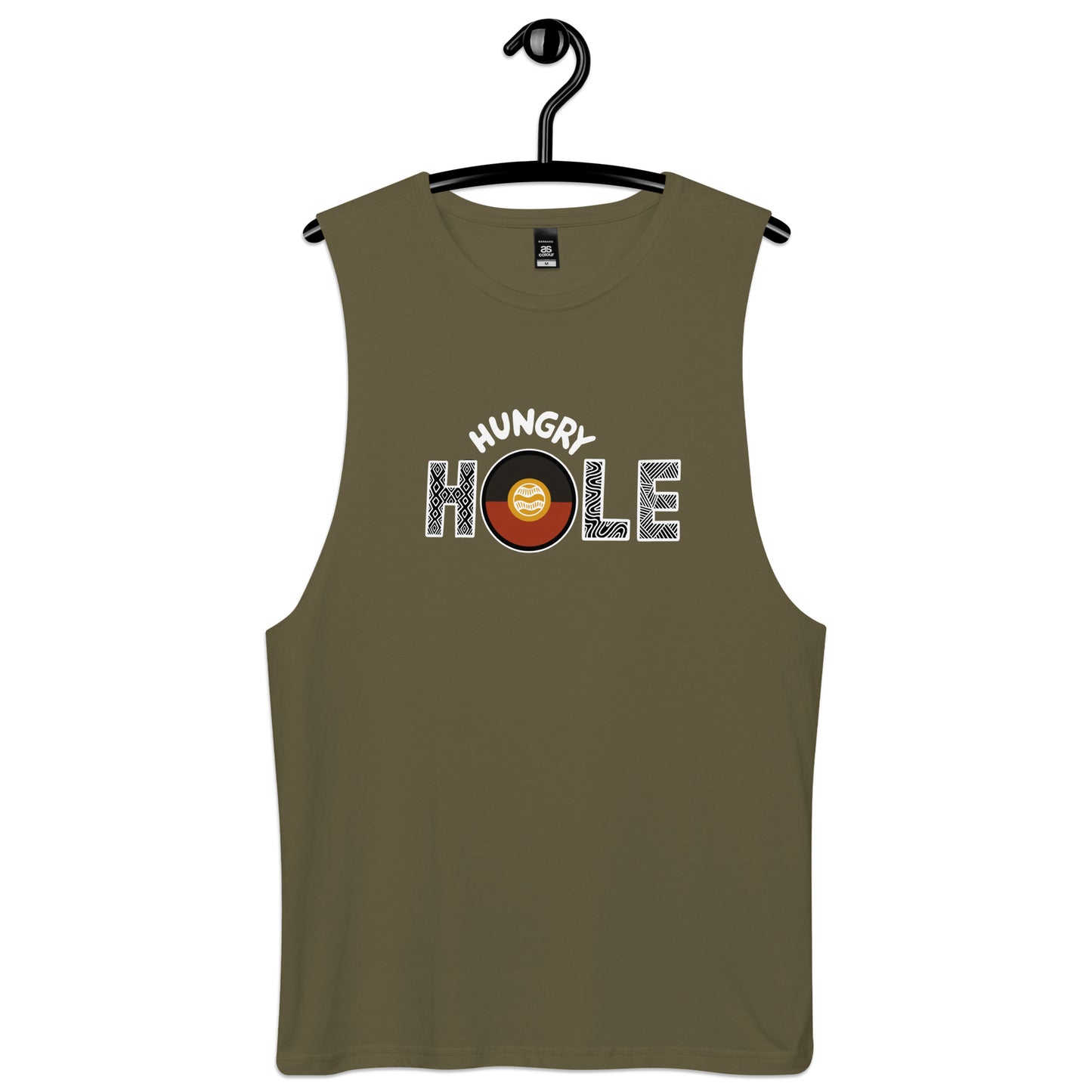 Hungry Hole Men’s Drop Arm Tank Top