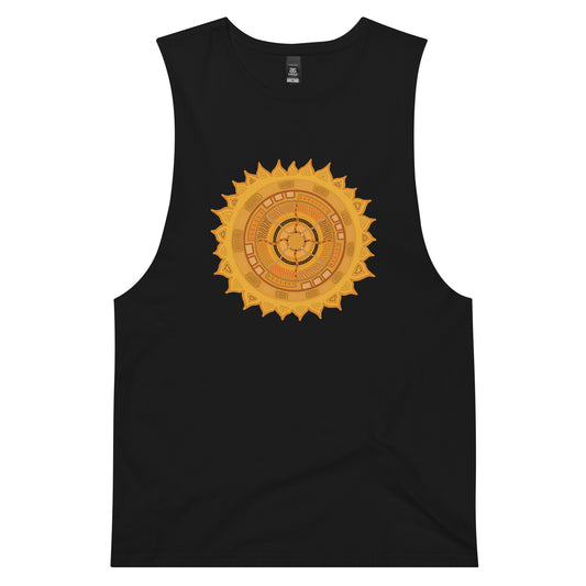 Nganang Men’s Drop Arm Tank Top